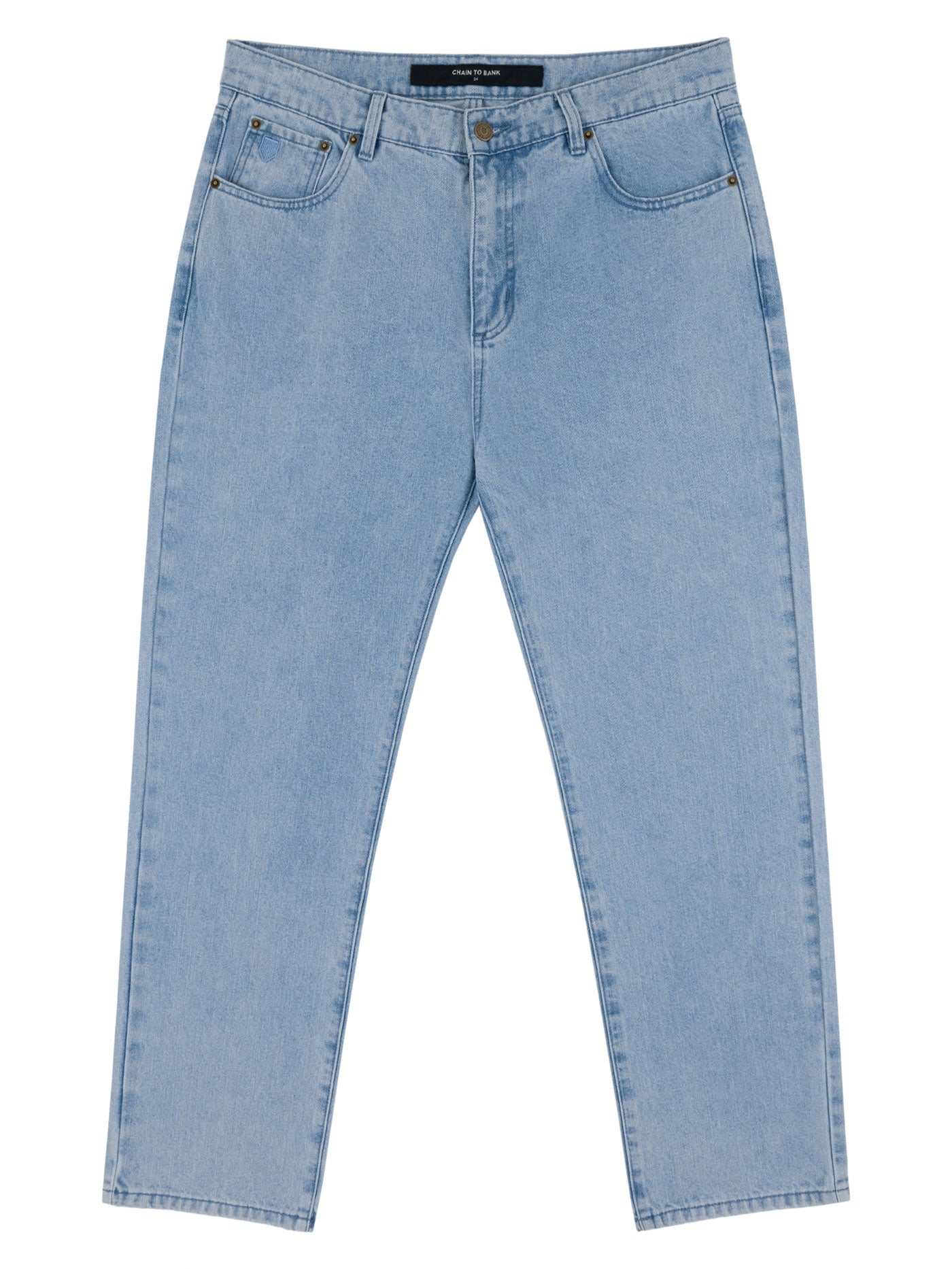 【関税＆送料込み】ChloAC Iced Blue Cotton Denim Jeans THOUSANDS STANDARD FIT DENIM | CHAIN TO BANK