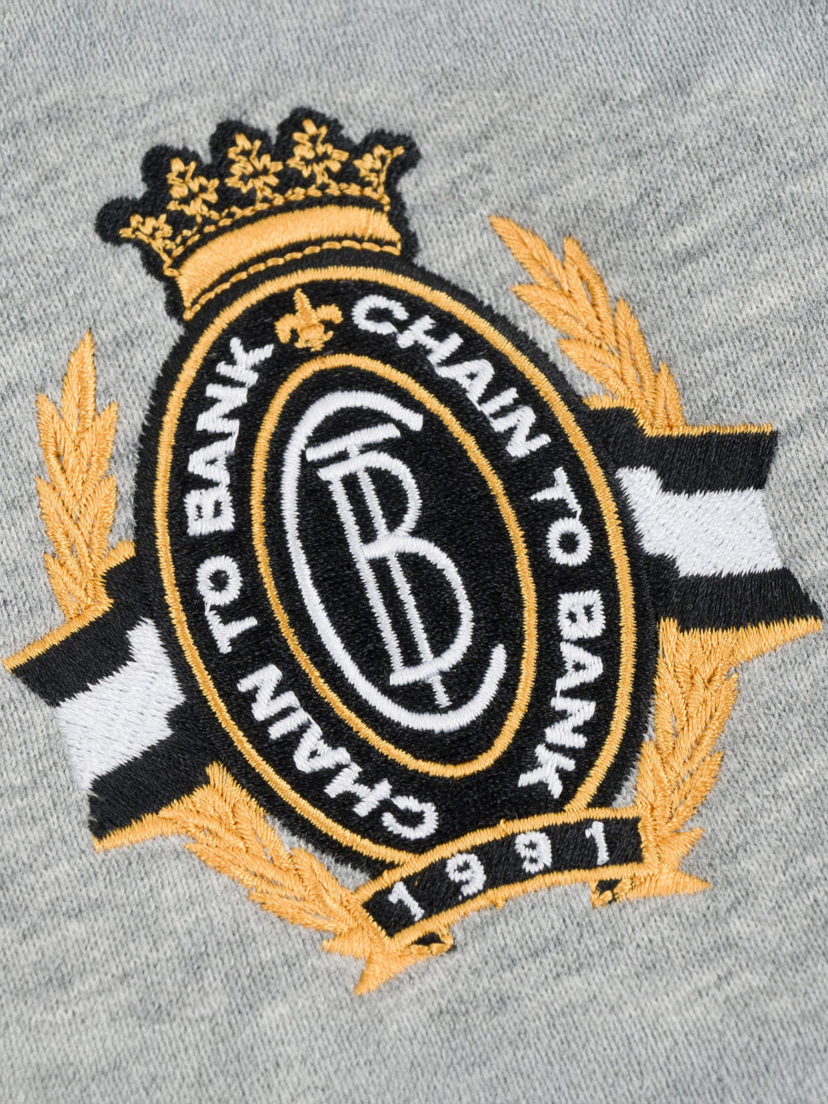 CORONA LAUREA ZIP HOOD | HEATHER GREY