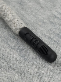 CORONA LAUREA ZIP HOOD | HEATHER GREY