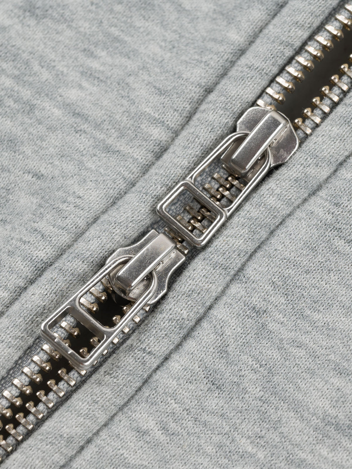 CORONA LAUREA ZIP HOOD | HEATHER GREY