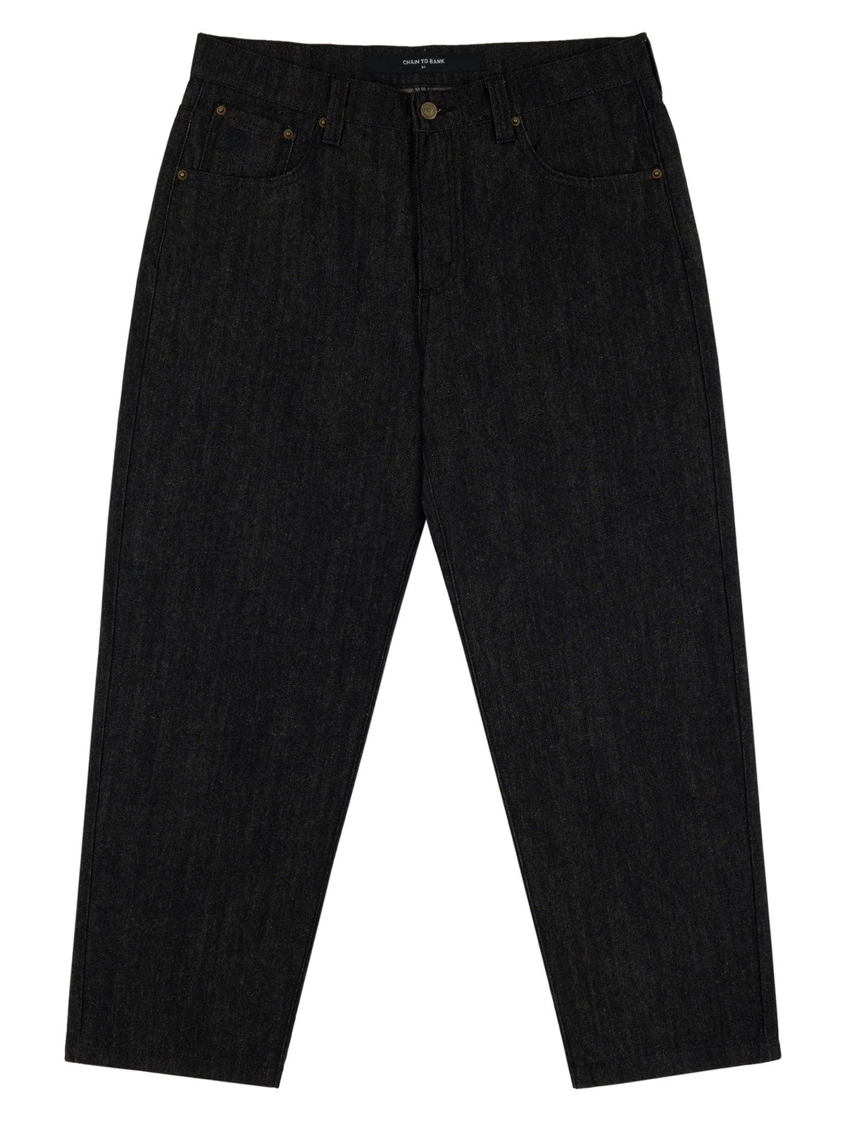 MILLIONS FIT ROOMY DENIM  | RAW BLACK