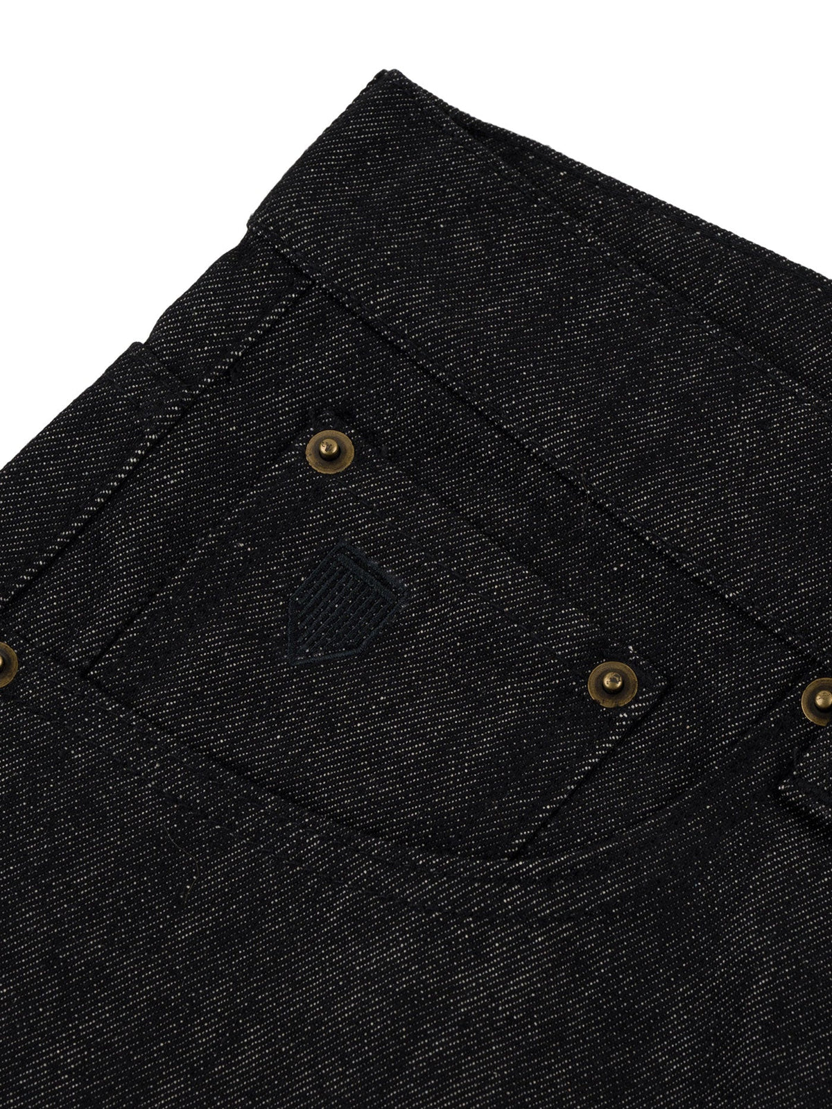 MILLIONS FIT ROOMY DENIM  | RAW BLACK