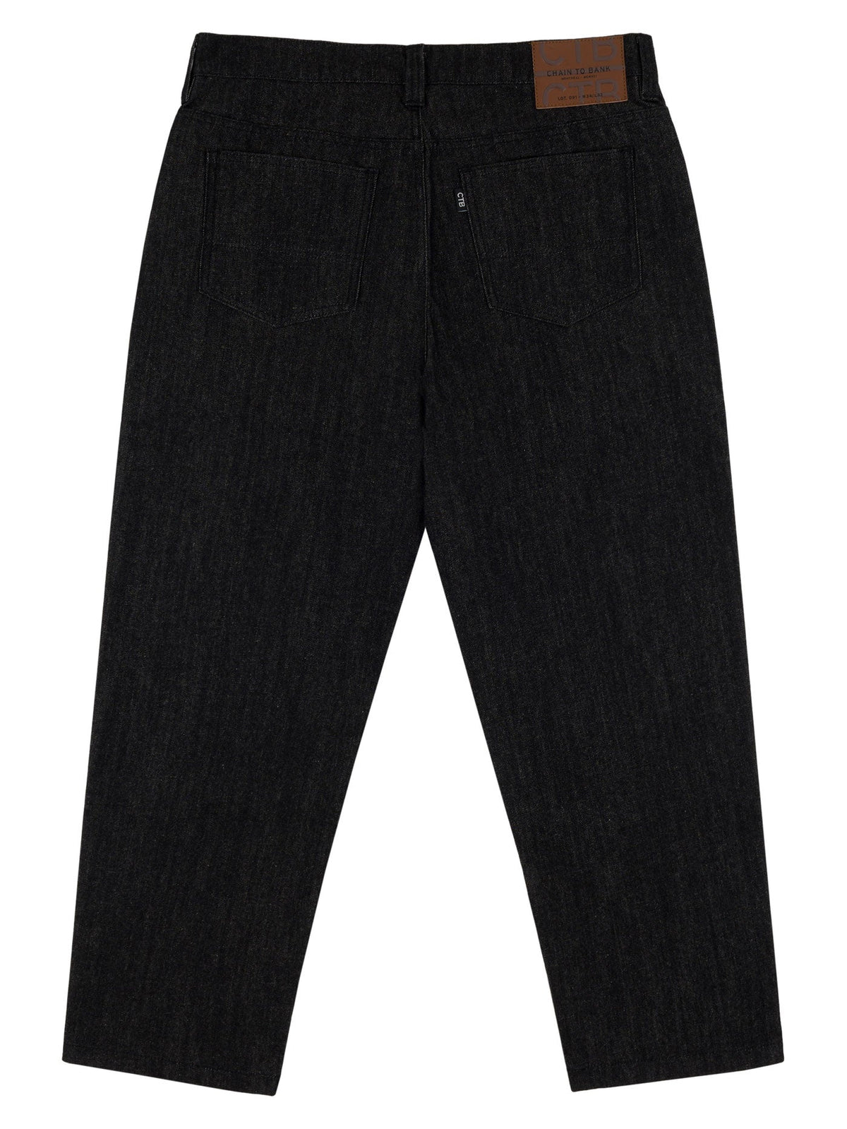 MILLIONS FIT ROOMY DENIM  | RAW BLACK