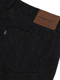 MILLIONS FIT ROOMY DENIM  | RAW BLACK