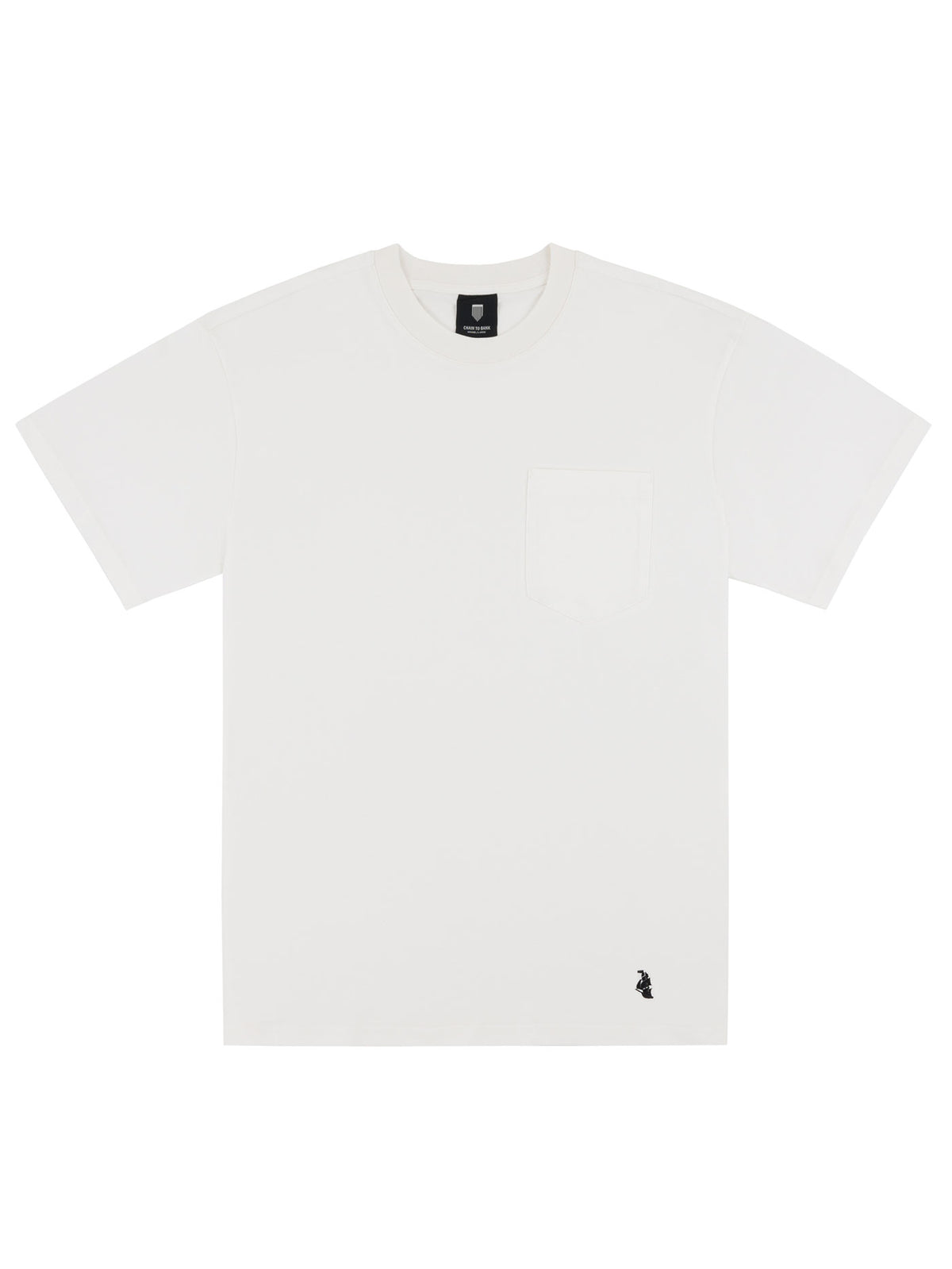 CLASSIC STAPLE POCKET T/S | WHITE