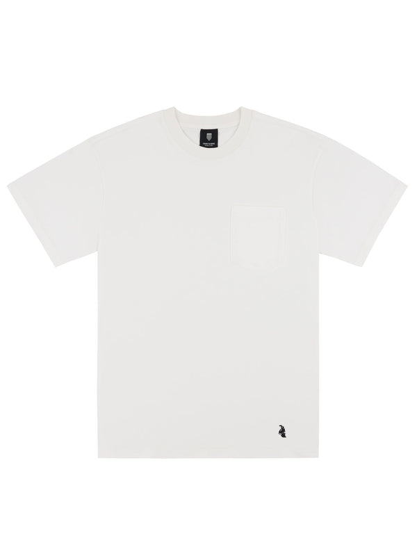 CLASSIC STAPLE POCKET T/S | WHITE