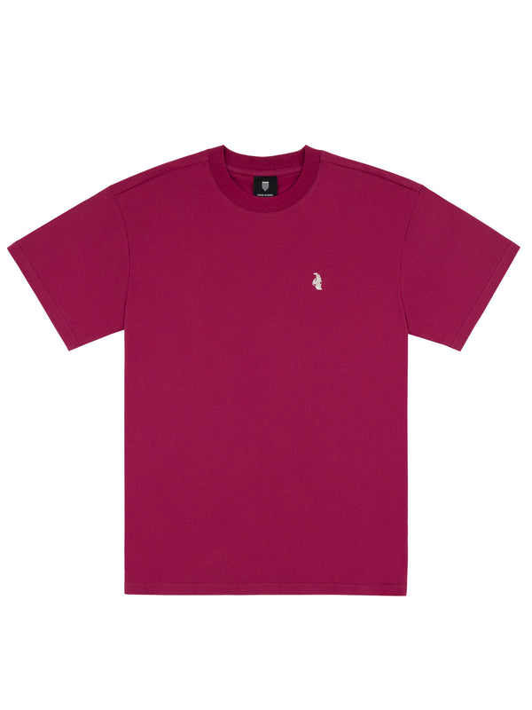 CLASSIC STAPLE T/S | BURGUNDY