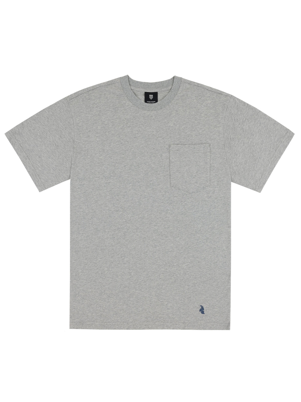 CLASSIC STAPLE POCKET T/S | HEATHER GREY