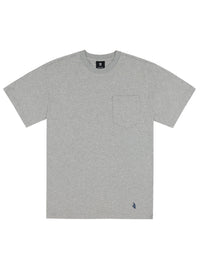 CLASSIC STAPLE POCKET T/S | HEATHER GREY