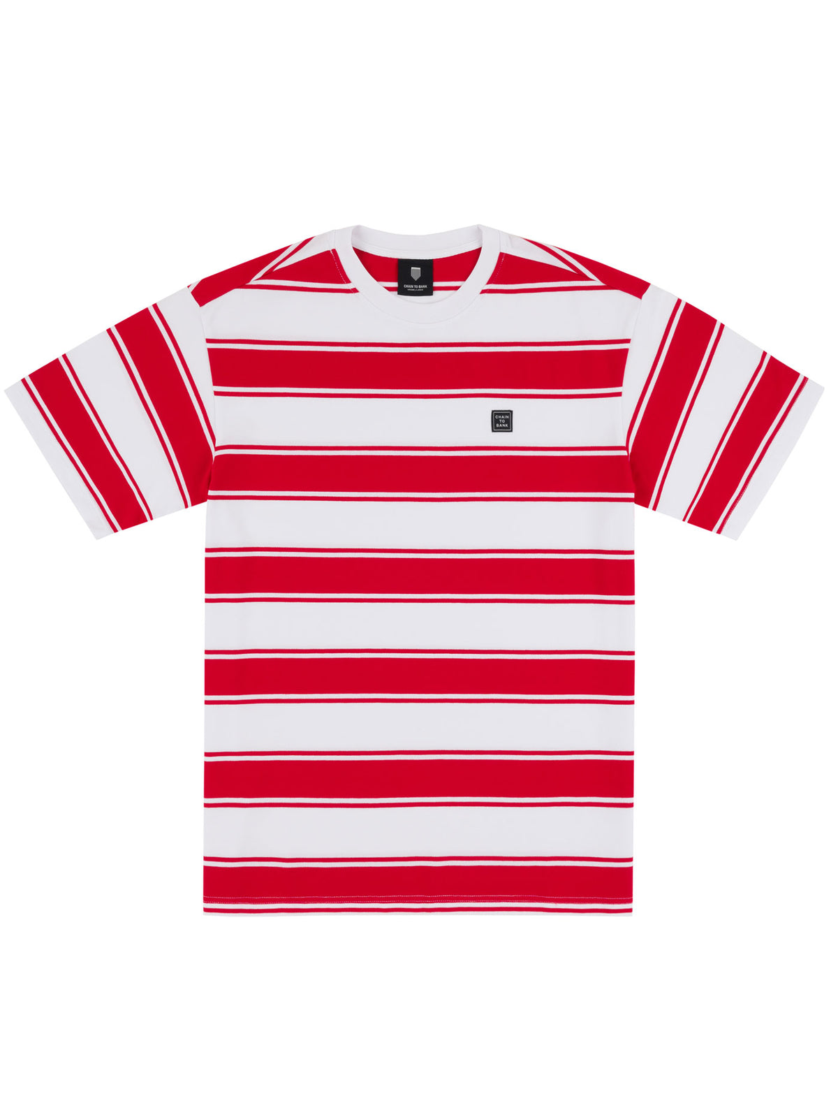 STRIFE STRIPE ELEVATED T/S | RED