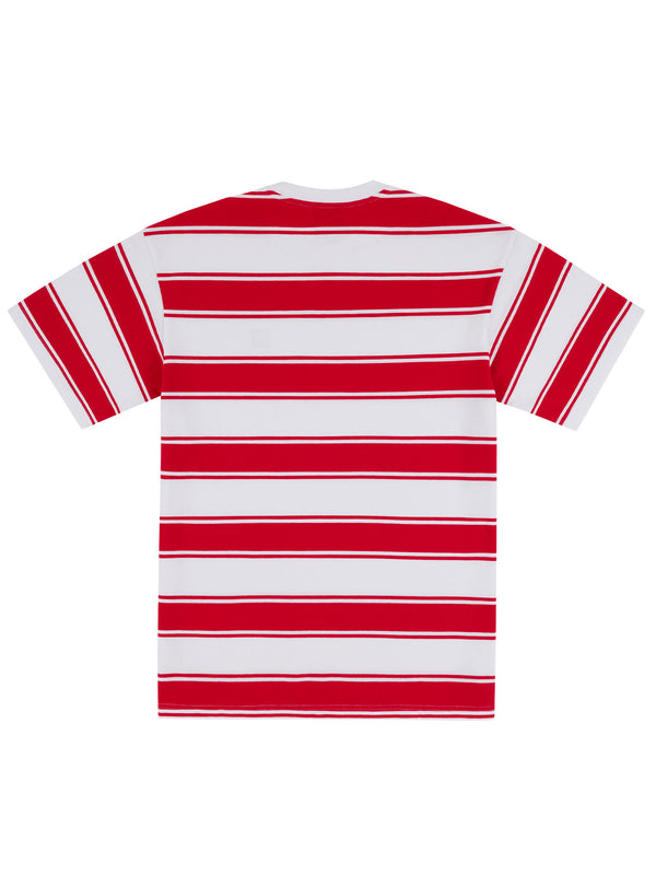 STRIFE STRIPE ELEVATED T/S | RED