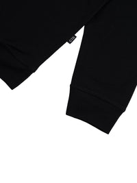 SOLID AF LONG SLEEVE CREW | BLACK