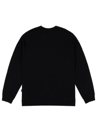 SOLID AF LONG SLEEVE CREW | BLACK