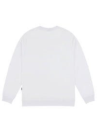 SOLID AF LONG SLEEVE CREW | WHITE