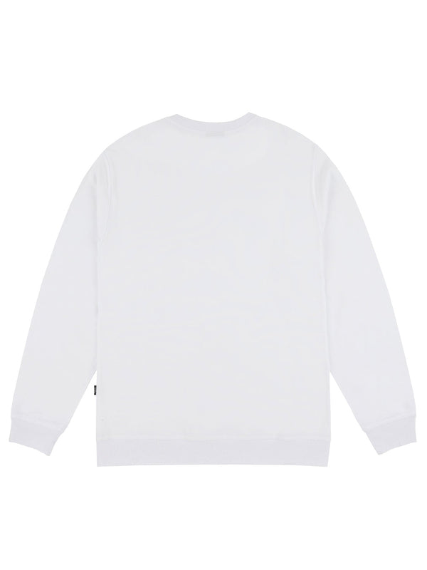 SOLID AF LONG SLEEVE CREW | WHITE