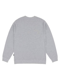 SOLID AF LONG SLEEVE CREW | HEATHER GREY