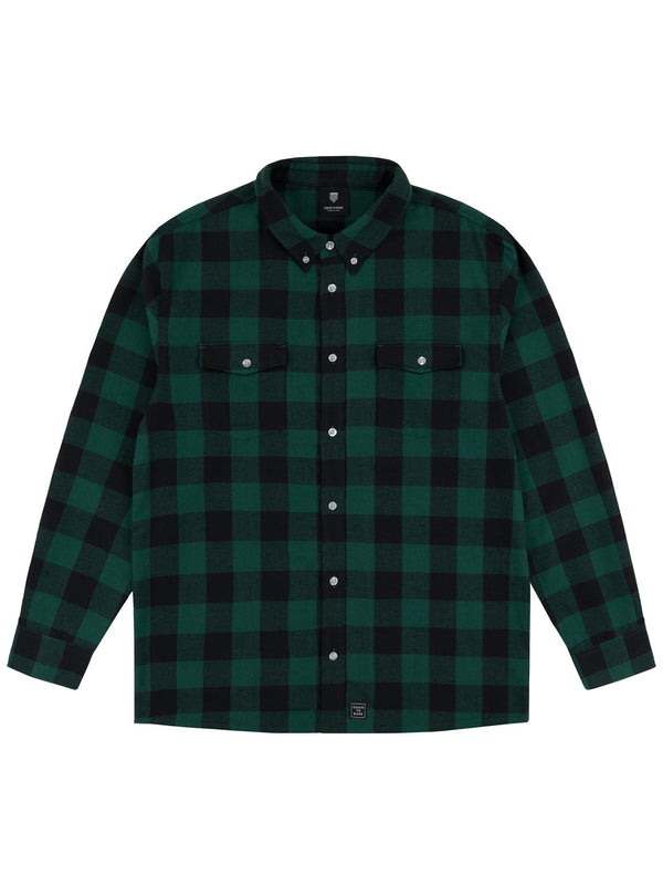 CANADIEN BACON FLANNEL | GREEN PLAID