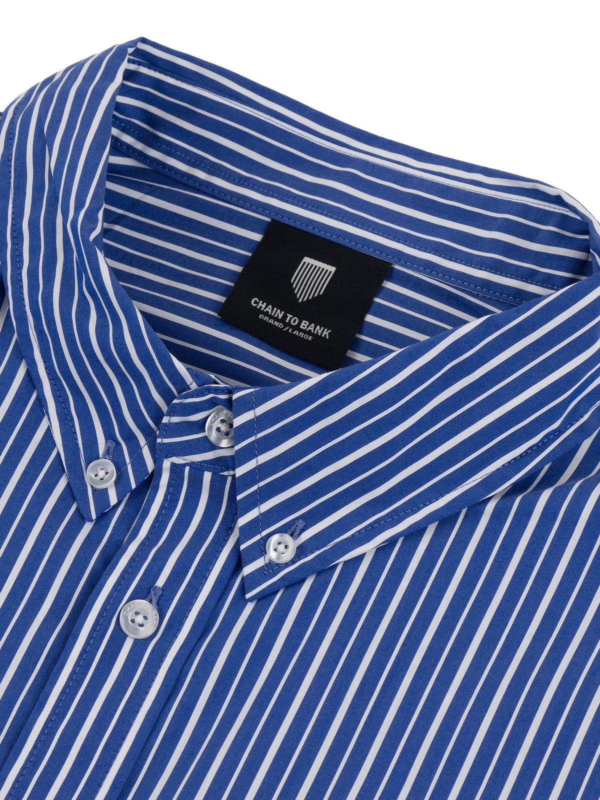 PREP SCHOOL BUTTON UP | BLUE STRIPES