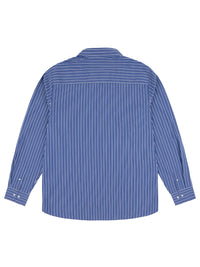 PREP SCHOOL BUTTON UP | BLUE STRIPES