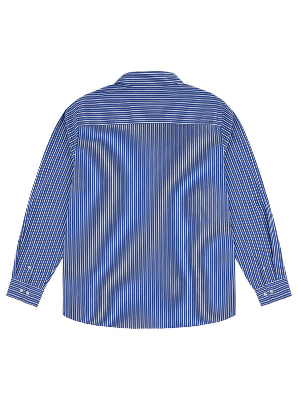 PREP SCHOOL BUTTON UP | BLUE STRIPES