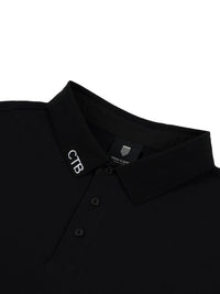 SOLID AF L/S POLO | BLACK