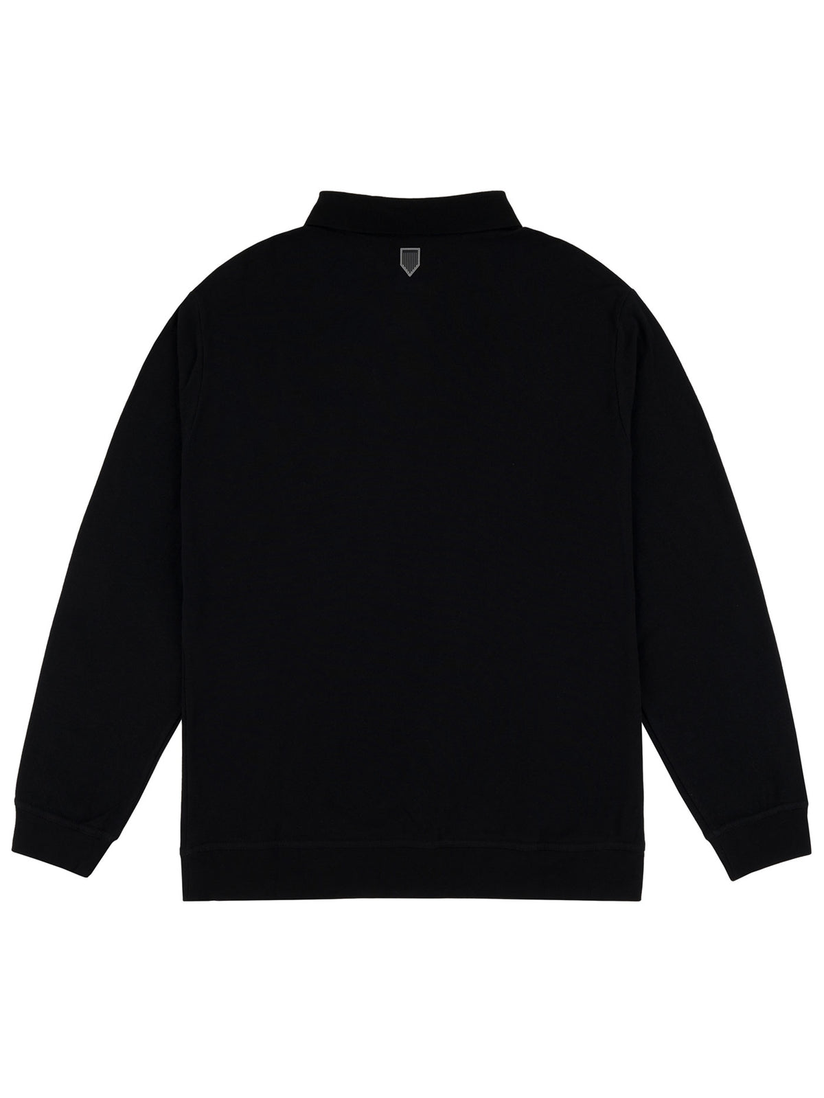 SOLID AF L/S POLO | BLACK