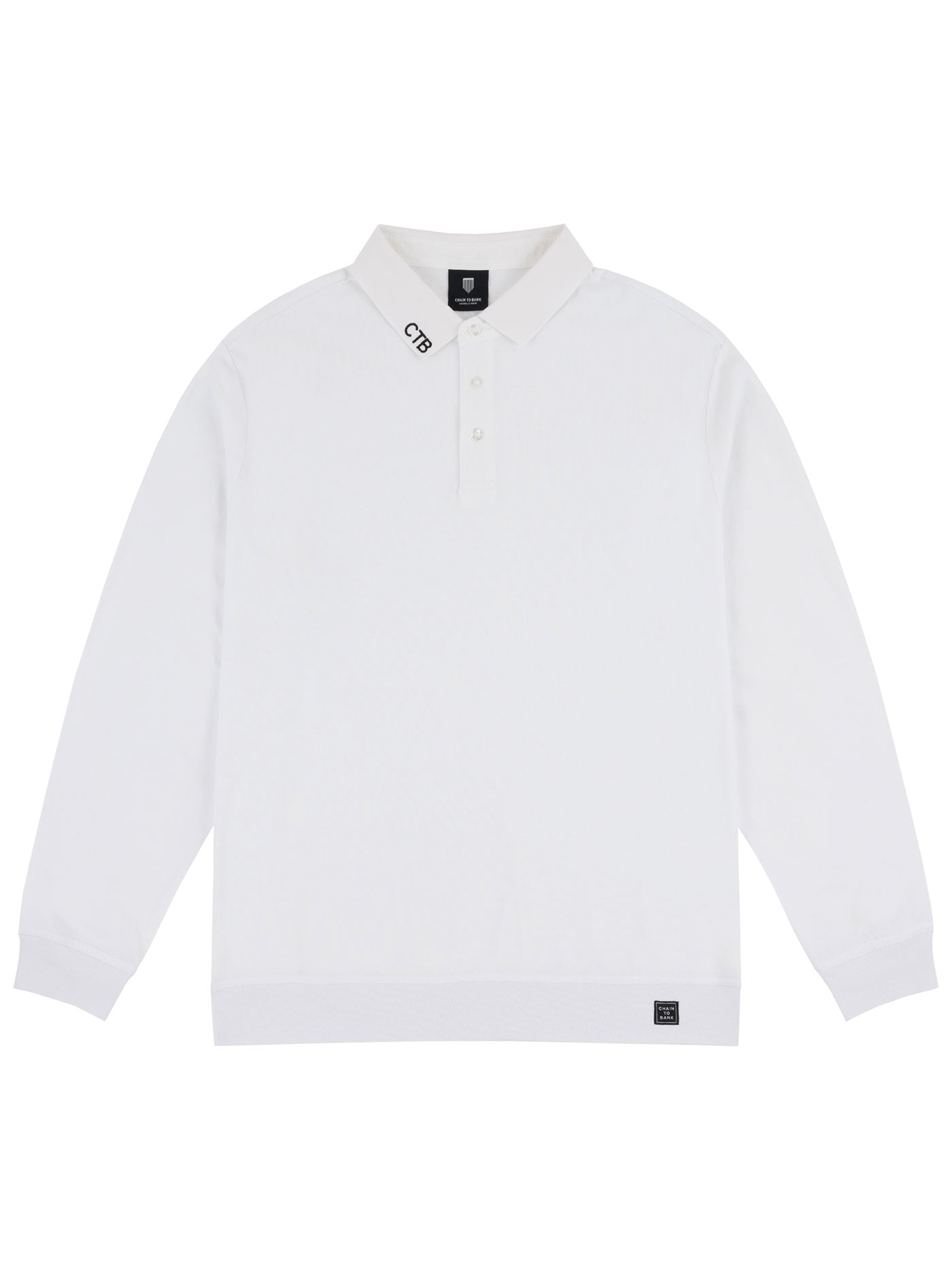 SOLID AF L/S POLO | CHAIN TO BANK