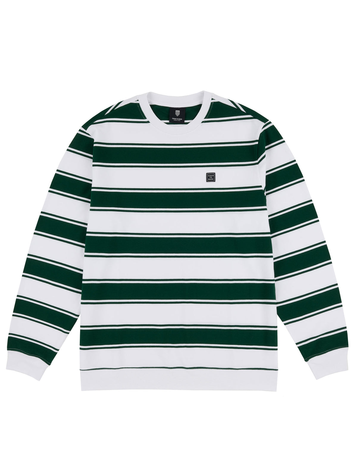 STRIFE STRIPE L/S CREW | GREEN