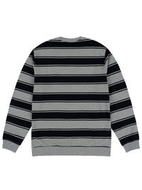 STRIFE STRIPE L/S CREW | BLACK