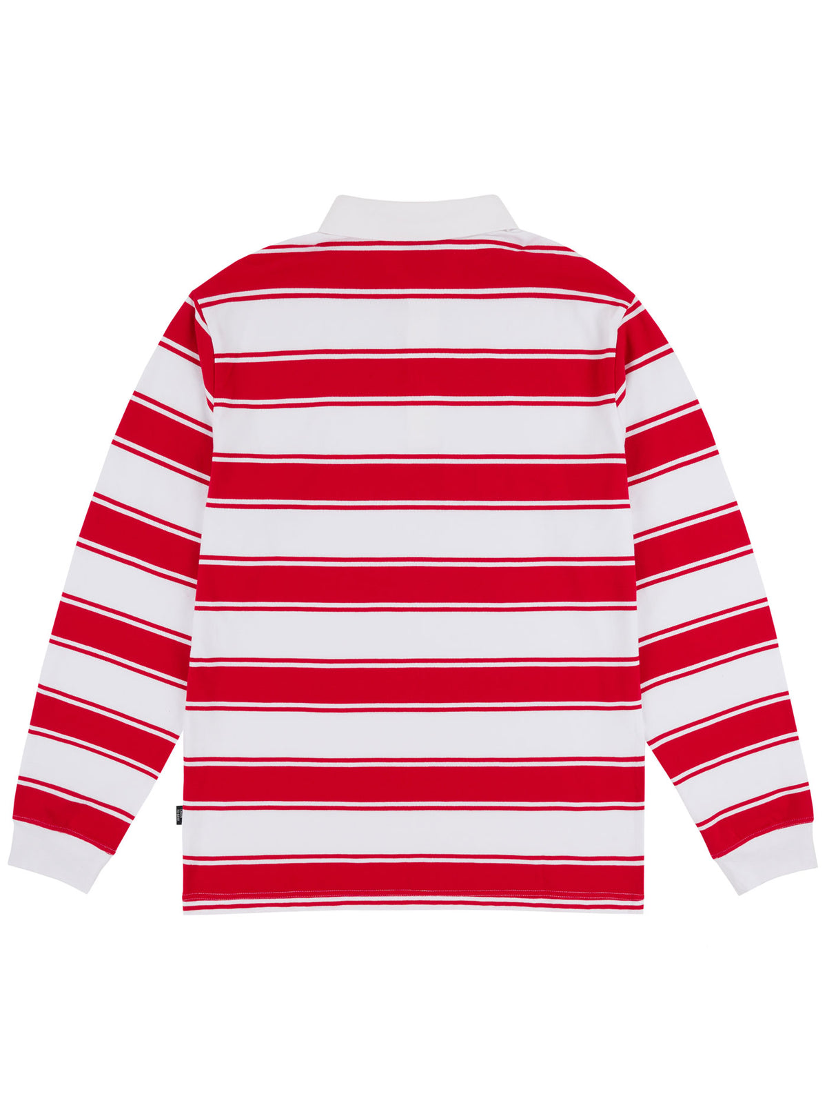 STRIFE STRIPE L/S POLO | RED