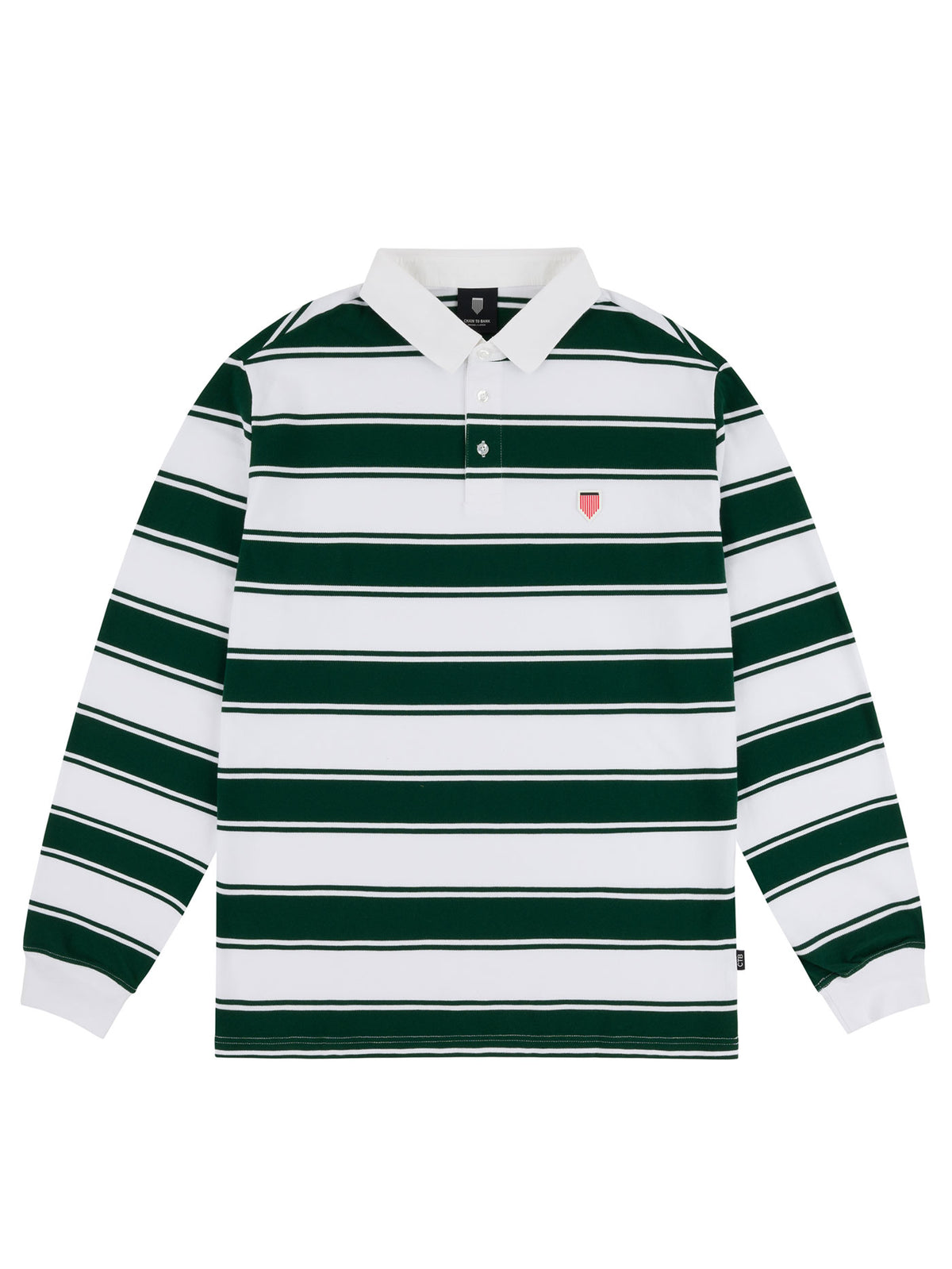 STRIFE STRIPE L/S POLO | GREEN