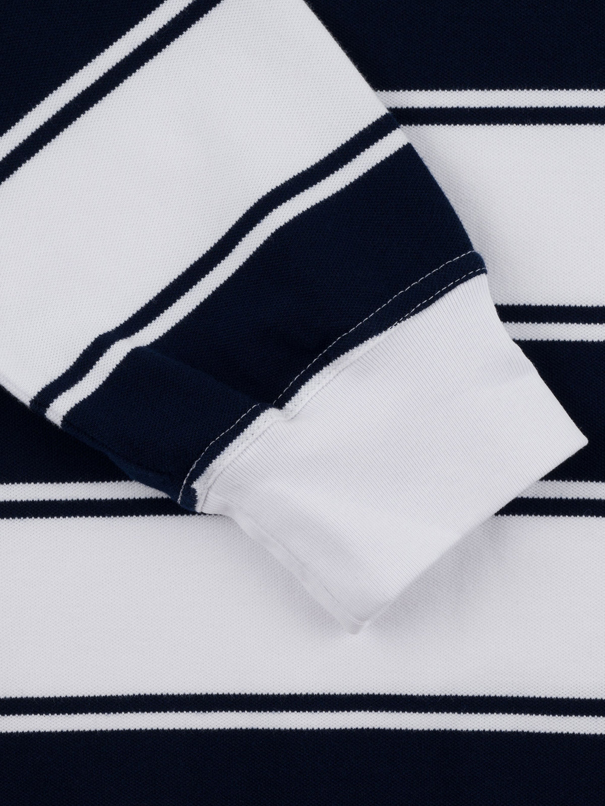 STRIFE STRIPE L/S POLO | NAVY