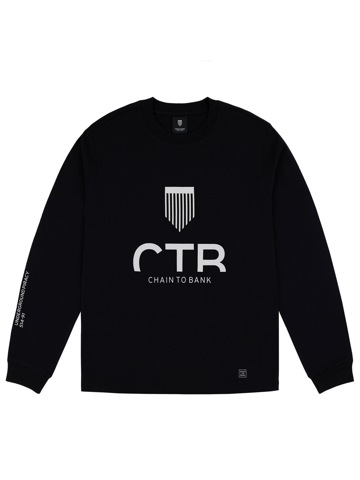 CTB SHIELD L/S T-SHIRT | BLACK