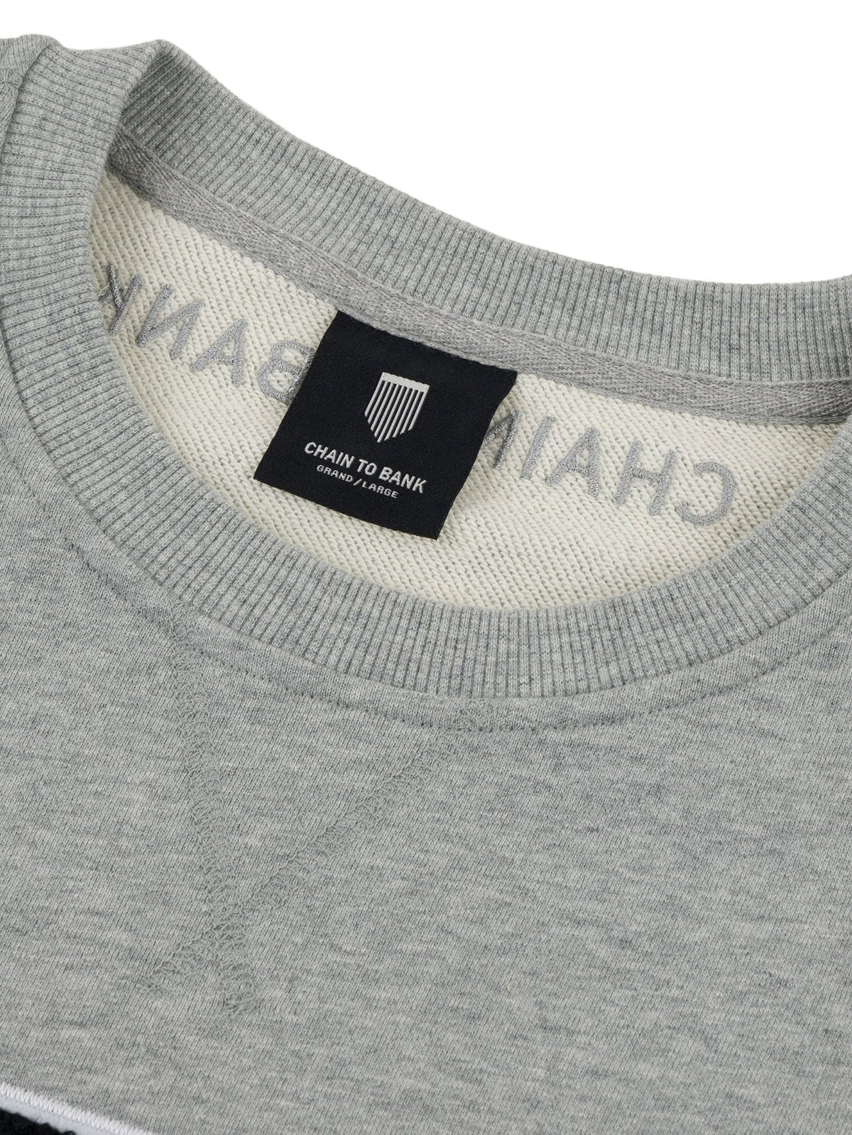 CLASSIC FT SHIELD LOGO CREW | HEATHER GREY