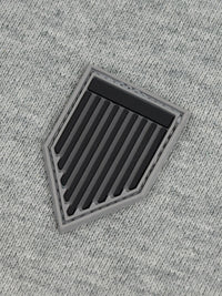CLASSIC FT SHIELD LOGO HOOD | HEATHER GREY