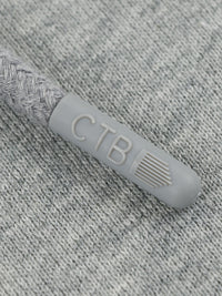 CLASSIC FT SHIELD LOGO HOOD | HEATHER GREY