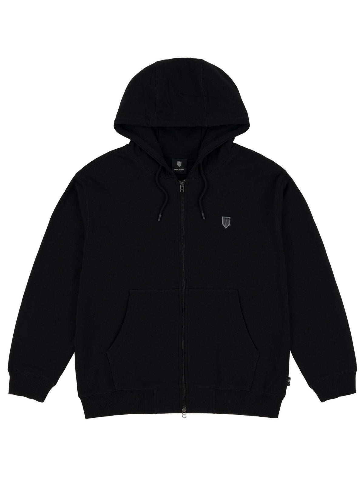 CLASSIC FT SHIELD LOGO ZIP HOODIE | BLACK