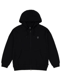 CLASSIC FT SHIELD LOGO ZIP HOODIE | BLACK