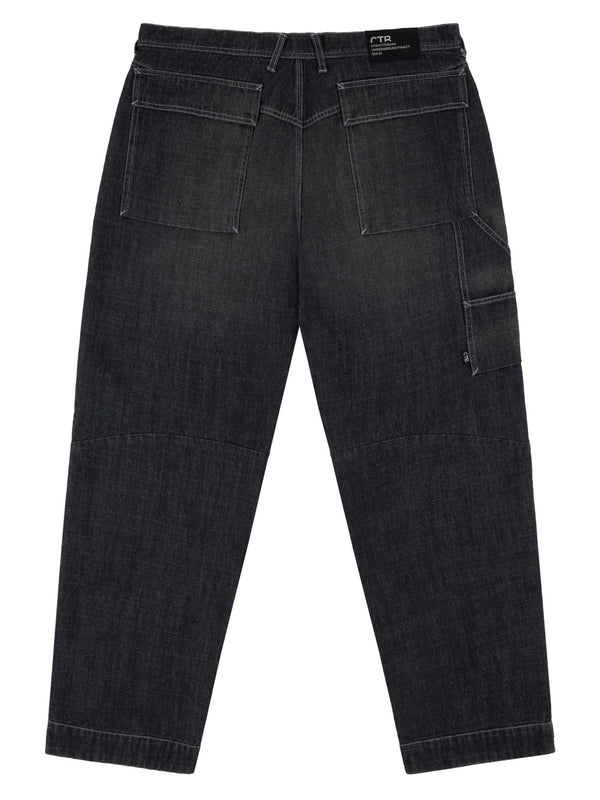 OIL FIELDS ARTICULATED DENIM PANT | BLACK WASH