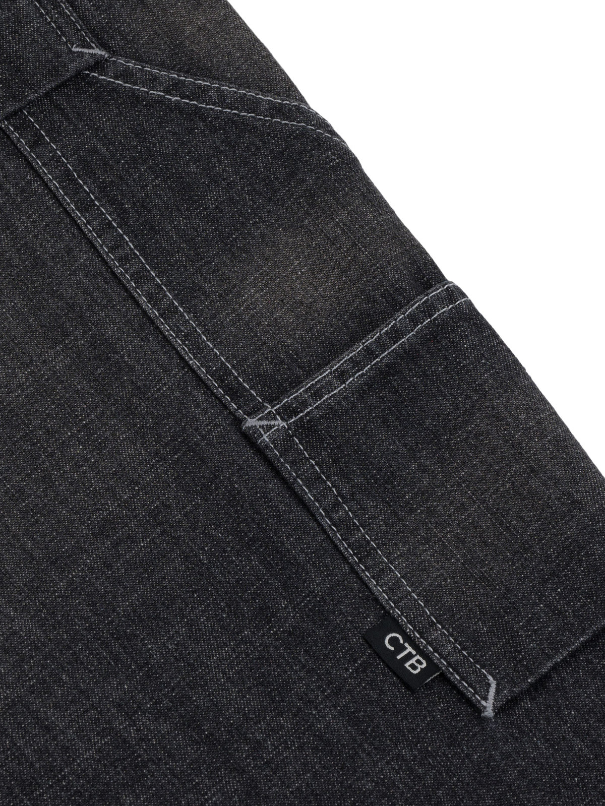OIL FIELDS ARTICULATED DENIM PANT | BLACK WASH