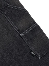 OIL FIELDS ARTICULATED DENIM PANT | BLACK WASH