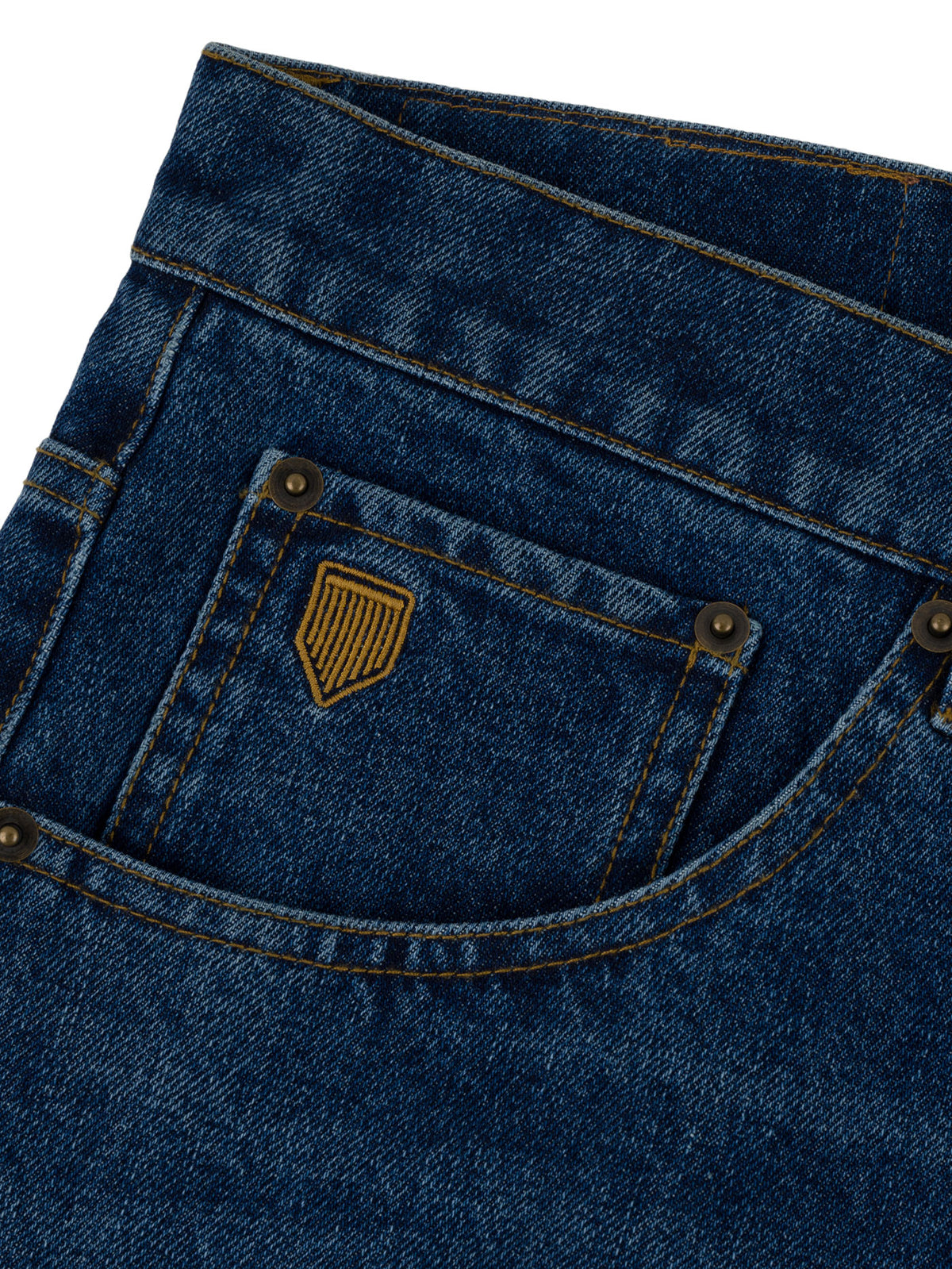 MILLIONS ROOMY FIT DENIM | RIPPED DISTRESSED INDIGO WASH