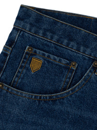 MILLIONS ROOMY FIT DENIM | RIPPED DISTRESSED INDIGO WASH