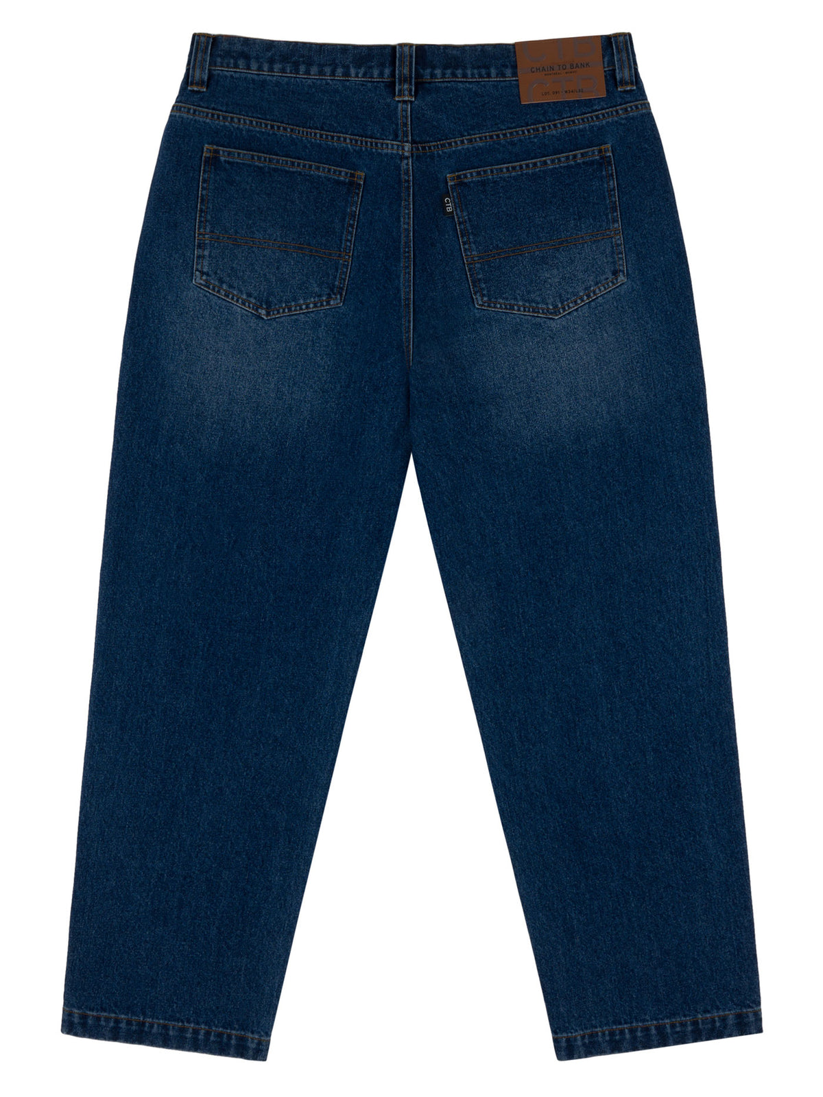 MILLIONS ROOMY FIT DENIM | RIPPED DISTRESSED INDIGO WASH