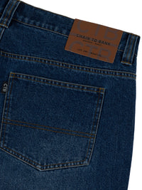MILLIONS ROOMY FIT DENIM | RIPPED DISTRESSED INDIGO WASH