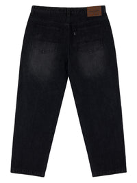 MILLIONS ROOMY FIT DENIM | RIPPED DISTRESSED BLACK WASH