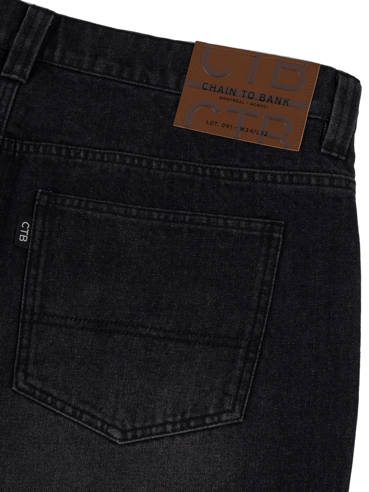 MILLIONS ROOMY FIT DENIM | RIPPED DISTRESSED BLACK WASH