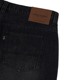 MILLIONS ROOMY FIT DENIM | RIPPED DISTRESSED BLACK WASH