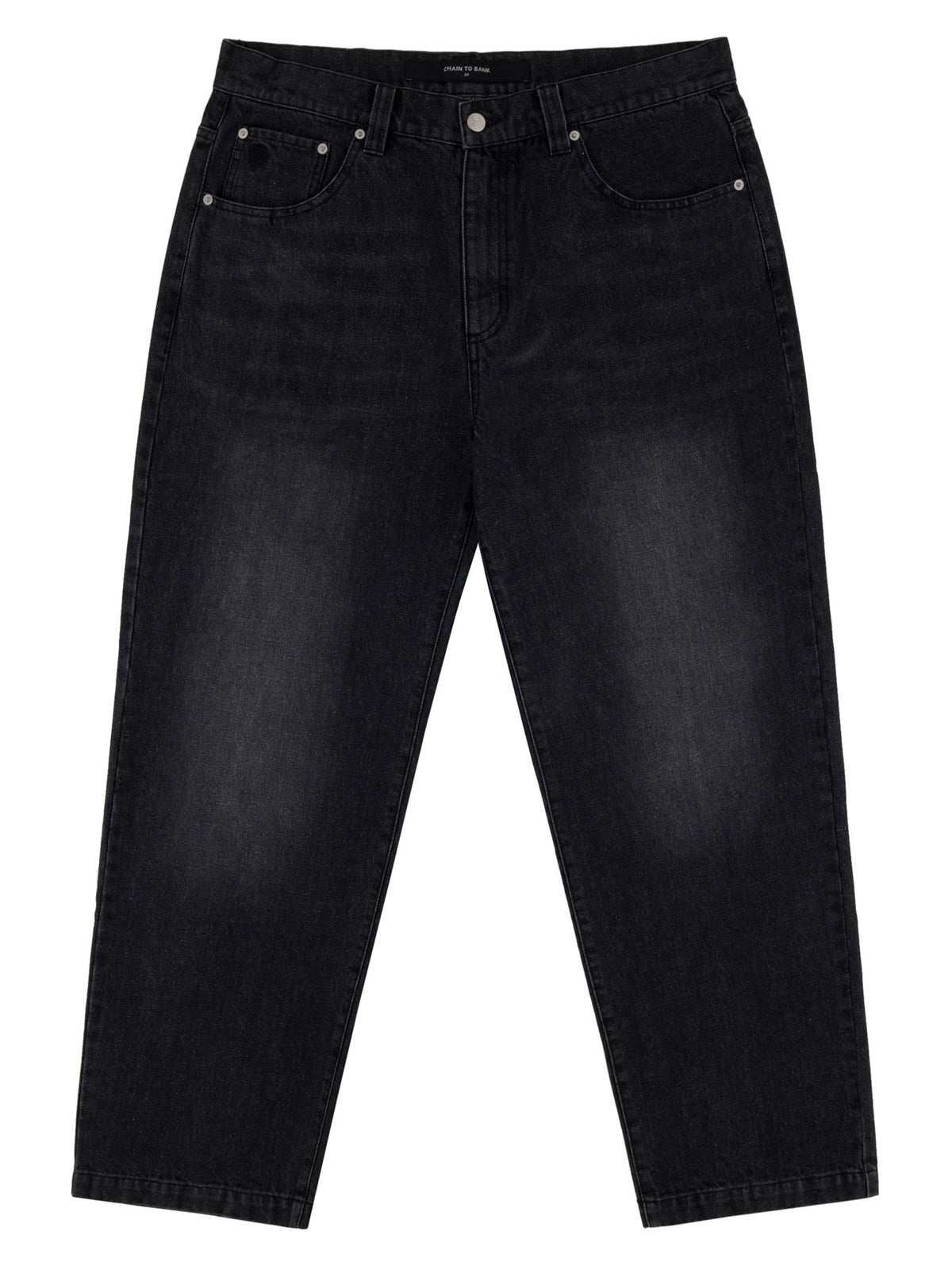 MILLIONS ROOMY FIT DENIM | DISTRESSED BLACK WASH