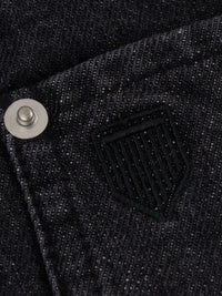 MILLIONS ROOMY FIT DENIM | DISTRESSED BLACK WASH